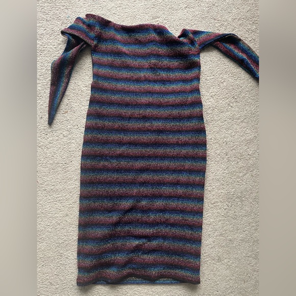 Sparkly Rainbow TopShop Tube Dress / Top - Picture 3 of 7